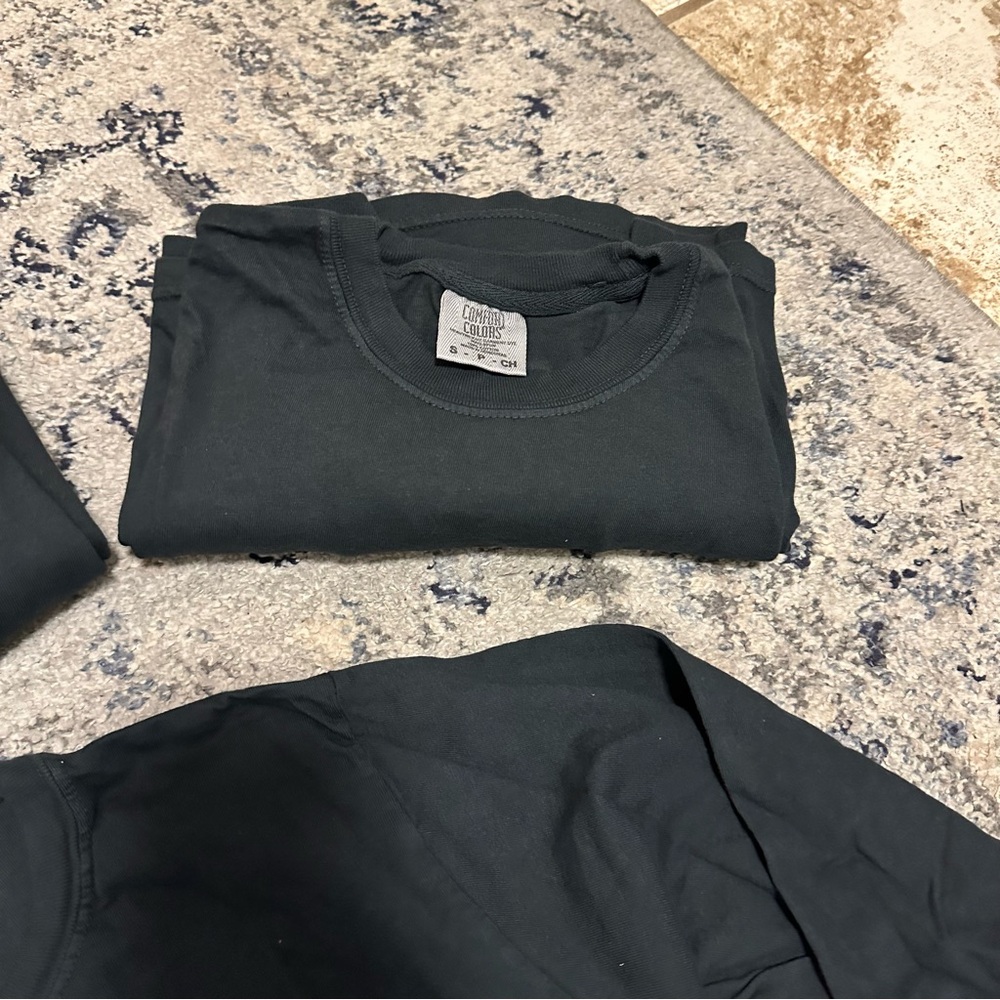 Lot of 4 - Men’s Comfort Colors Long Sleeve T-Shirts - New Without Tags - Picture 6 of 7